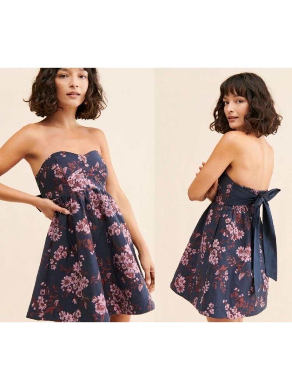 Free People Matilda Mini Dress Enchanting Whimsical Fairy Romantic 90s Womens M